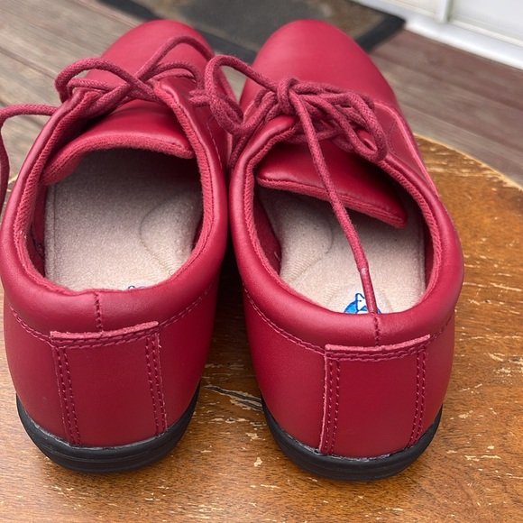 Dr Max Women’s Red Oxford Tie Leather Shoes size 7 - memory foam-Blair Haband - Picture 8 of 8